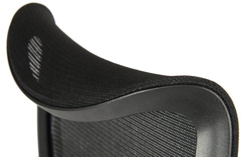 Teknik Contour Contemporary Mesh Executive chair lumbar curved aerated back, breathable mesh seat and sturdy fixed armrests - image 7