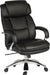 Teknik Colossus Heavy Duty Executive chair with bonded leather faced backrest, stylish chrome armrests with soft pads - image 2