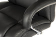 Teknik Colossus Heavy Duty Executive chair with bonded leather faced backrest, stylish chrome armrests with soft pads - image 7