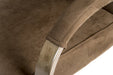 Teknik Glencoe Visitor Suede Effect 4 legged chair with driftwood effect arms and matching removable padded armrests. - image 5