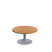 Contract Low Table Nova Oak With Grey Leg 800Mm