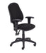 Calypso 2 High Back Operator Chair Black Adjustable Arms