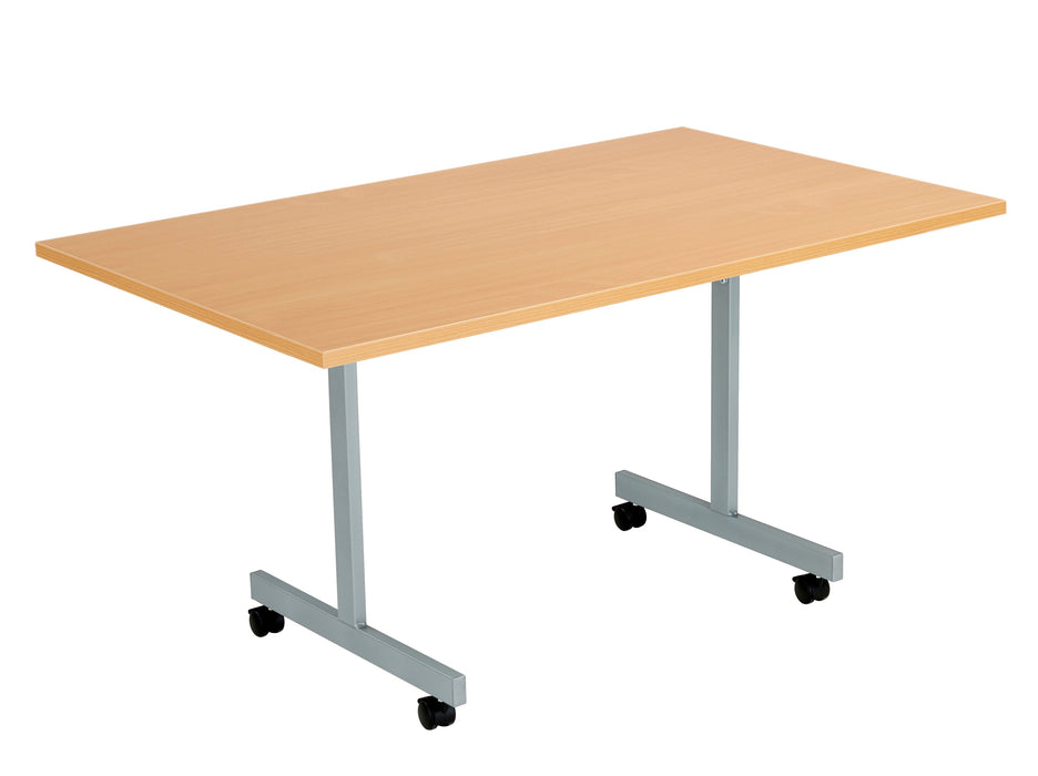 One Eighty Tilting Rectangular Table 1400 X 700 Beech