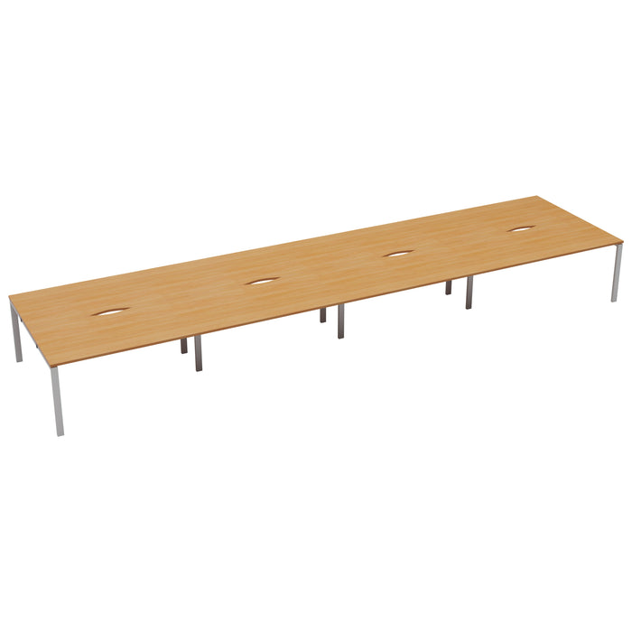 Cb 8 Person Bench With Cut Out 1400 X 800 Beech Black