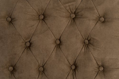 Teknik Warwick Executive Suede Effect Traditional Button Back Chair with matching driftwood wood effect arms and base. - image 6