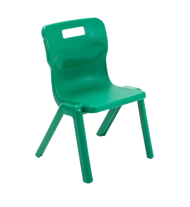 Titan One Piece Size 3 Chair Green