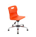 Titan Swivel Junior Chair Orange Glides