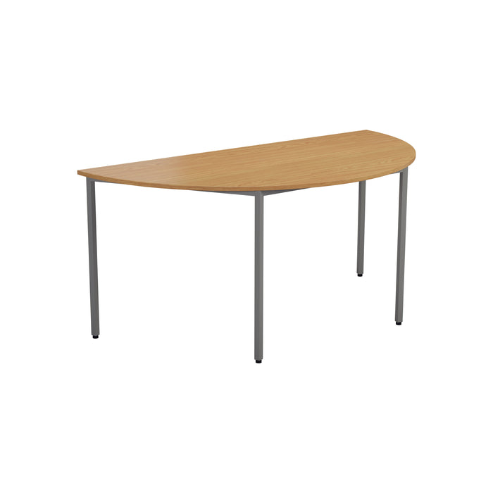 Semi Circular Multipurpose Table With 18Mm Desktop 1600 X 800Mm Maple