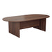 D End Meeting Table 1800 Dark Walnut