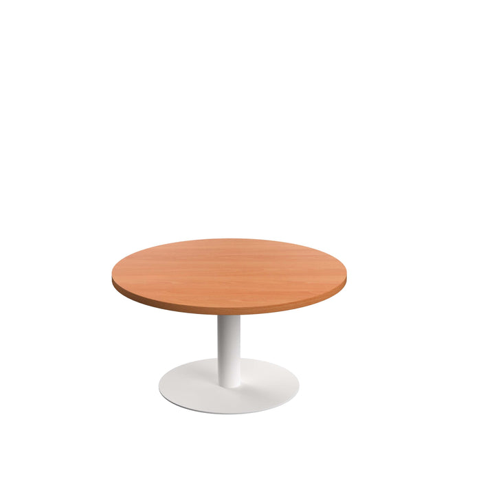 Contract Low Table Beech With White Leg 800Mm