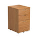 3 Drawer Under Desk Pedestal Nova Oak