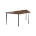 Trapazoidial Multipurpose Table With 18Mm Desktop 1600 X 800Mm Dark Walnut