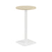 Contract High Table Maple With White Leg 600Mm