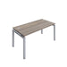 Telescopic Sliding 1 Person Grey Oak Bench Extension With Cable Port 1200 X 800 White