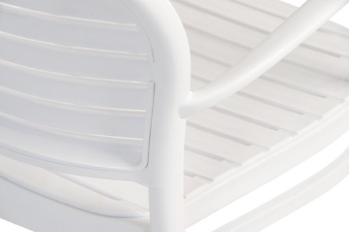 Teknik Pack of 2 Skandi Café Armchair in white wipe clean finish perfect for breakout and canteens (MOQ of 2 - priced individually) - image 4