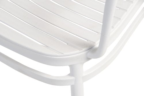 Teknik Pack of 2 Skandi Café Armchair in white wipe clean finish perfect for breakout and canteens (MOQ of 2 - priced individually) - image 5