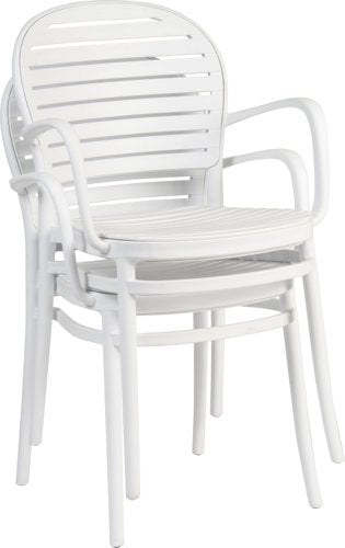 Teknik Pack of 2 Skandi Café Armchair in white wipe clean finish perfect for breakout and canteens (MOQ of 2 - priced individually) - image 7