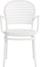 Teknik Pack of 2 Skandi Café Armchair in white wipe clean finish perfect for breakout and canteens (MOQ of 2 - priced individually) - image 9