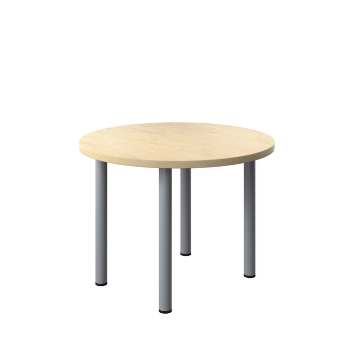 One Fraction Plus Circular Meeting Table 1000 Maple