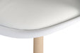 Teknik Pack of 2 Skandi Dining chair in white durable beech effect legs perfect for breakout and canteens (MOQ of 2 - priced individually) - image 8