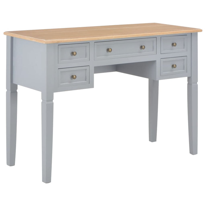 Writing Desk Grey 109,5x45x77,5 cm Wood