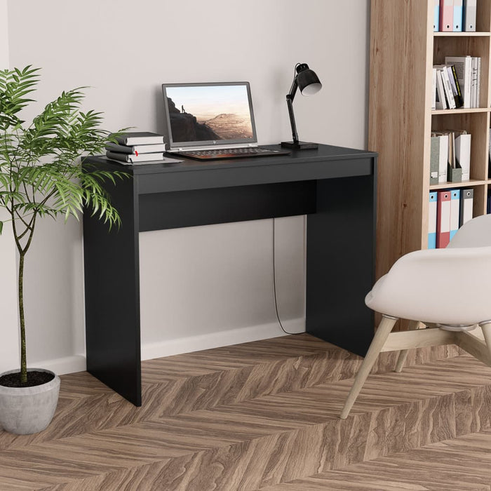 Desk Black 90x40x72 cm Engineered Wood