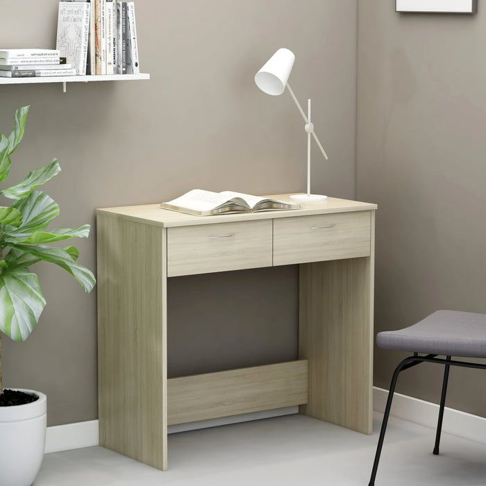 Desk Sonoma Oak 80x40x75 cm Engineered Wood