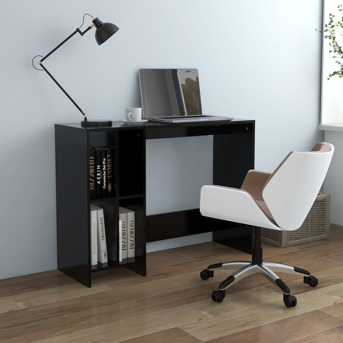 Notebook Desk Black 102,5x35x75 cm Engineered Wood