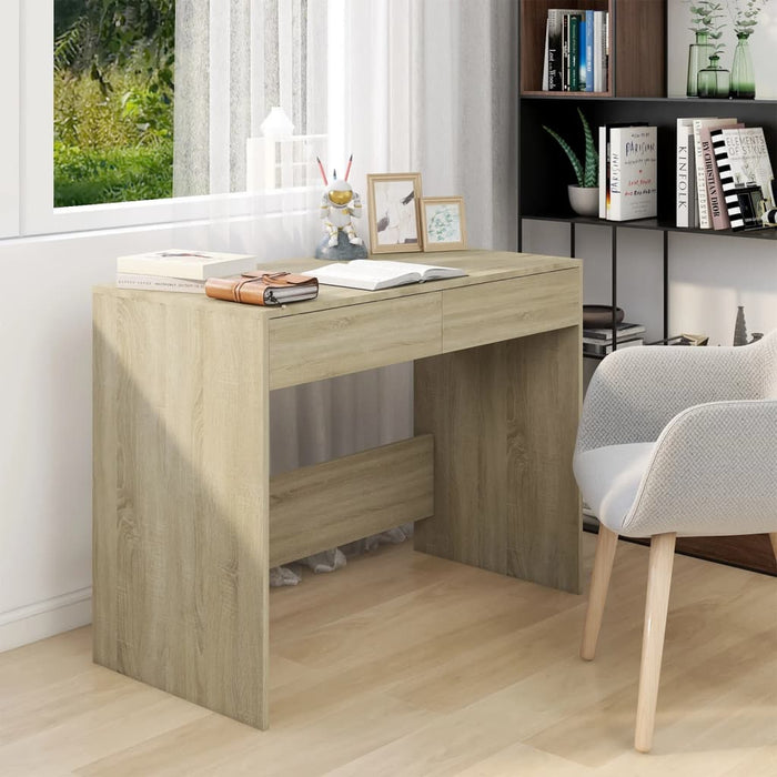 Desk Sonoma Oak 101x50x76,5 cm Engineered Wood