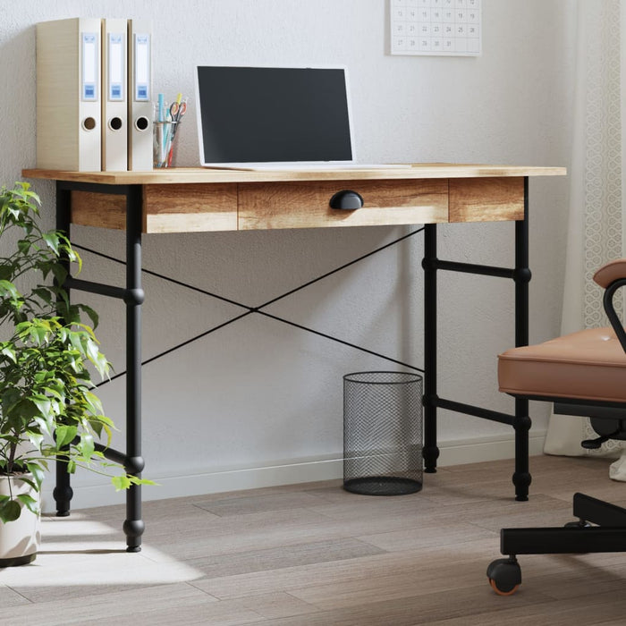 Computer Desk with Drawer Oak Colour 110x50x75 cm