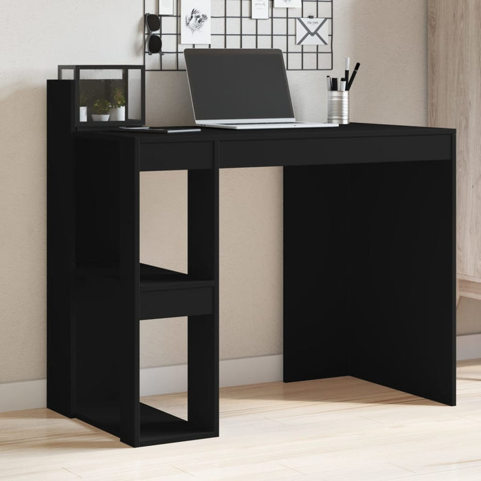 Office Desk Black 103,5x56,5x94 cm Engineered Wood