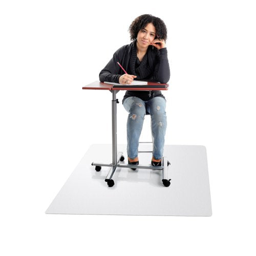 Teknik PVC Chair Mat for Carpets, gripper backed, lightly embossed top surface 900x1200mm - image 4