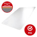 Teknik PVC Chair Mat for Hard Floors, smooth backed, lightly embossed top surface 900x1200mm - image 2