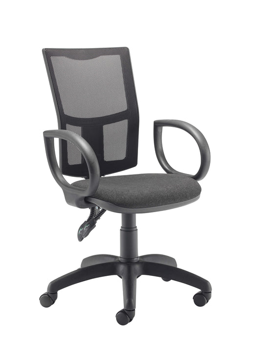 Calypso 2 Mesh Plus Chair Black Adjustable Arms