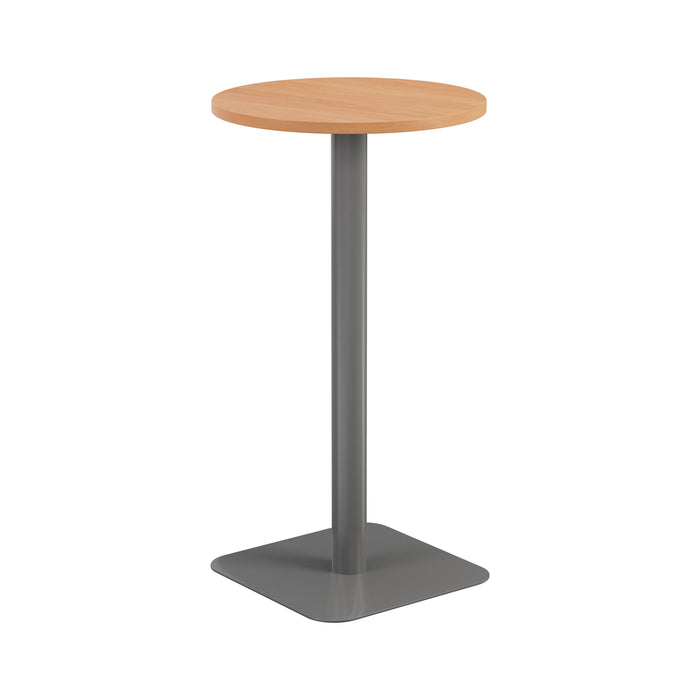 Contract High Table Beech With Grey Leg 600Mm