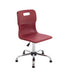 Titan Swivel Senior Chair Burgundy Glides