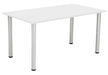 One Fraction Plus Rectangular Meeting Table 1480 White