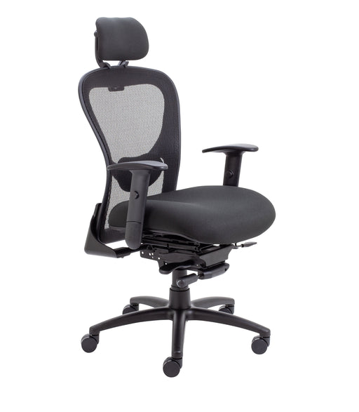 Strata Hb Mesh Back Task Chair Black With Seat Slide Default Title