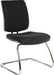 Teknik Ergo Visitor Deluxe Black Fabric Cantilever Chrome Framed Chair Certified To 160Kg