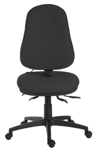 Teknik Ergo Comfort Air Spectrum Executive Operator Chair Pump up Lumbar Support Certified for 24hr use Havana