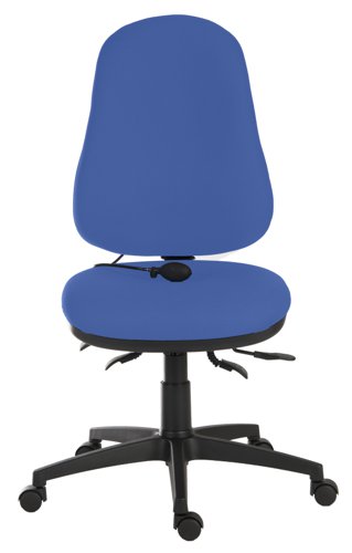 Teknik Ergo Comfort Air Spectrum Executive Operator Chair Pump up Lumbar Support Certified for 24hr use Bluebell