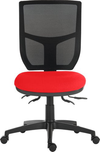 Teknik Ergo Comfort Air Spectrum Executive Operator Chair Pump up Lumbar Support Certified for 24hr use Red