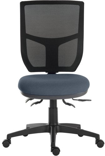 Teknik Ergo Comfort Air Spectrum Executive Operator Chair Pump up Lumbar Support Certified for 24hr use Bluenote