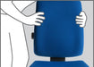 Teknik Ergo Plus Blue Fabric 24 Hour Operator Chair Aluminium Pyramid Base Rated up to 24 Stone Optional Arm Rests - image 4
