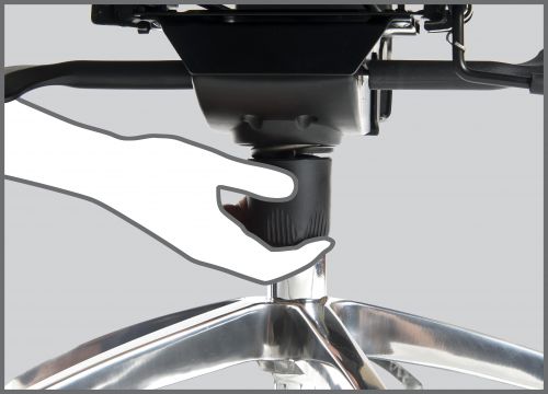 Teknik Ergo Plus Black Fabric 24 Hour Operator Chair Aluminium Pyramid Base Rated up to 24 Stone Optional Arm Rests - image 7