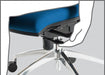 Teknik Ergo Plus Blue Fabric 24 Hour Operator Chair Standard Black Nylon Base Rated up to 24 Stone Optional Arm Rests - image 3