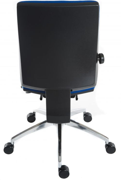 Teknik Ergo Plus Blue Fabric 24 Hour Operator Chair Black Ultra Pyramid Base Rated up to 24 Stone Optional Arm Rests - image 11