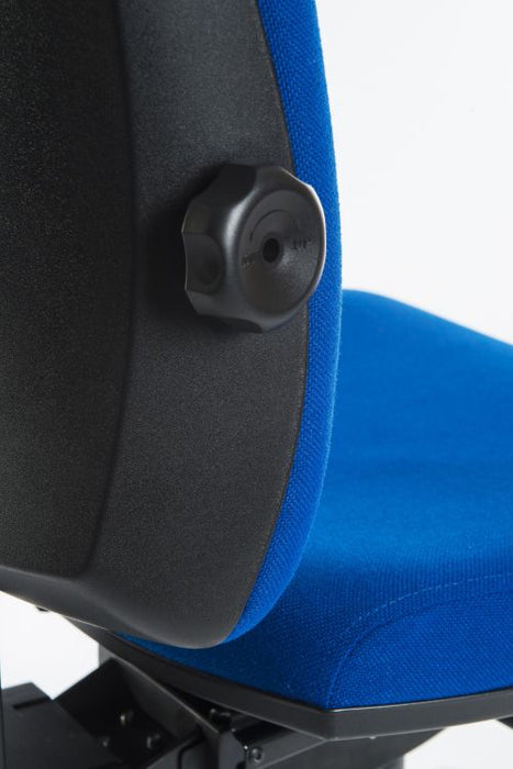 Teknik Ergo Plus Black Fabric 24 Hour Operator Chair Aluminium Pyramid Base Rated up to 24 Stone Optional Arm Rests - image 13