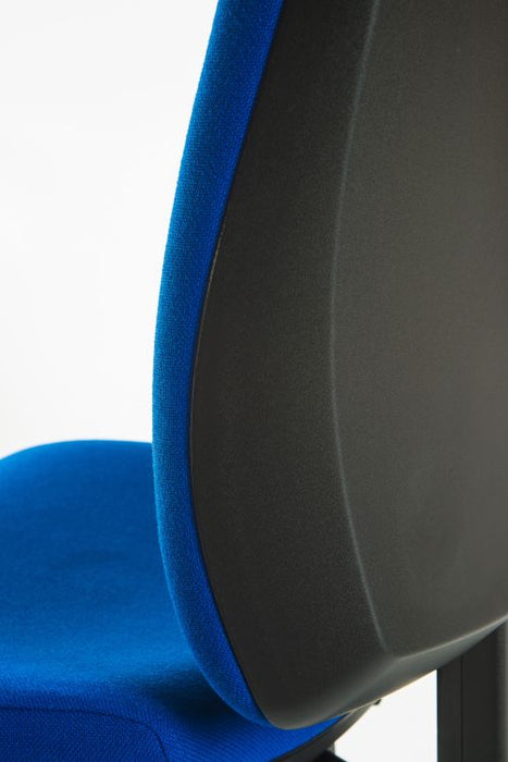 Teknik Ergo Plus Blue Fabric 24 Hour Operator Chair Black Ultra Pyramid Base Rated up to 24 Stone Optional Arm Rests - image 8