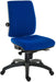 Teknik Ergo Plus Blue Fabric 24 Hour Operator Chair Standard Black Nylon Base Rated up to 24 Stone Optional Arm Rests